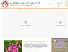 Tablet Screenshot of aldershotgreenhouses.ca